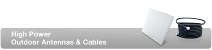 High Power Antennas & Cables